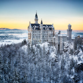 Schloss Neuschwanstein im Winter: 2 Tage übers Wochenende im 3* Hotel nur 44€
