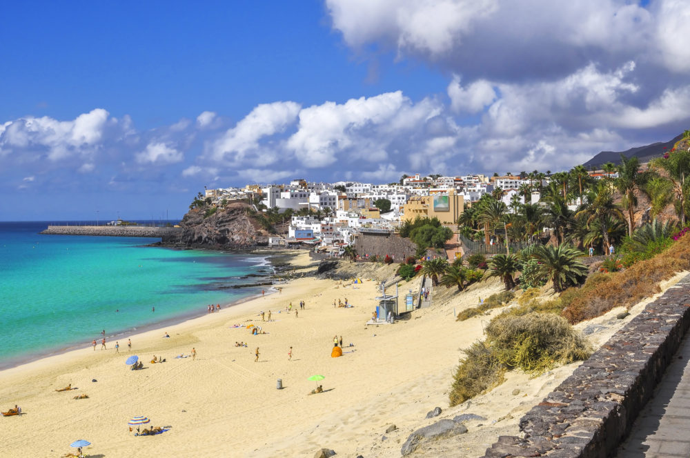 Morro Jable Stadt auf Fuerteventura