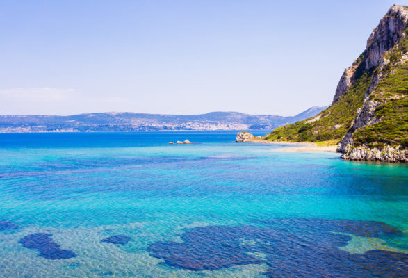 Peloponnes Navarino Strand