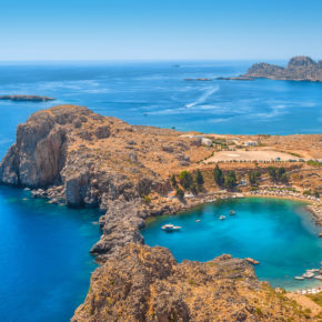 Lastminute Griechenland: 4 Tage Rhodos mit gutem Hotel & Flug für 130€
