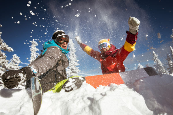 Schnee Spaß im Skiurlaub