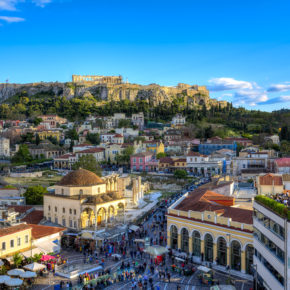 Langes Wochenende in Athen: 4 Tage im schönen 3* Hotel inkl. Flug für 106€