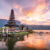 Bali Tempel Sonnenuntergang