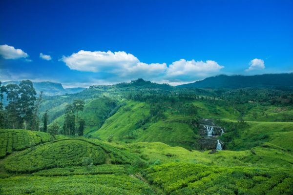 Sri Lanka St. Clairs Wasserfall