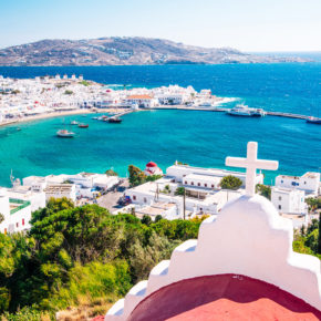 Die Griechische Trauminsel: Flüge hin und zurück nach Mykonos um 33€