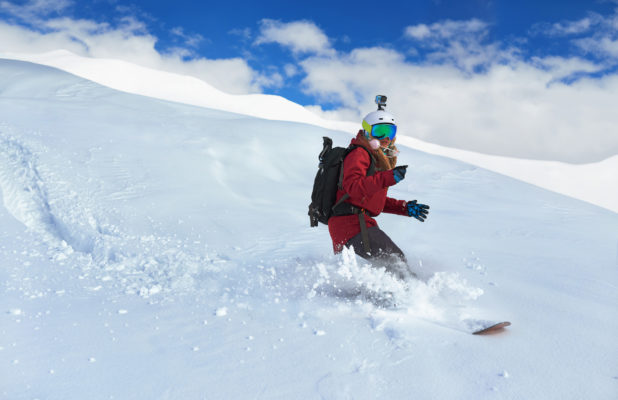 Action Cam im Schnee