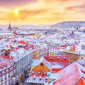 Prag im Winter: 2 Tage mit zentraler Unterkunft für 7€