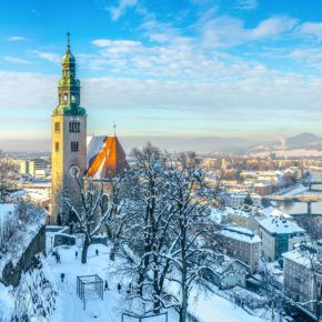 Salzburg zur Winterzeit: 2 Tage am Wochenende im zentralen 4* Hotel mit Frühstück für 31€