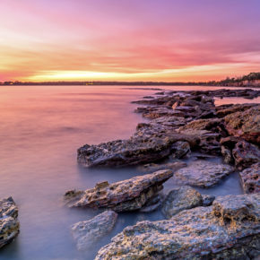 Australien Darwin Meer Sonnenuntergang