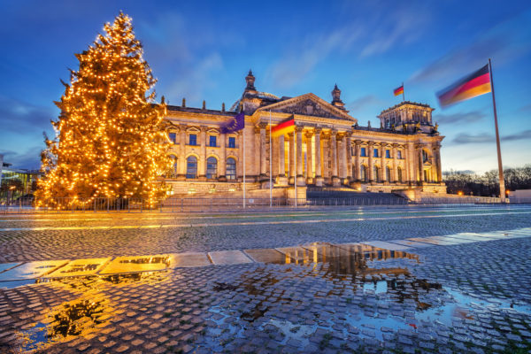 Berlin Reichstag Weihnachten