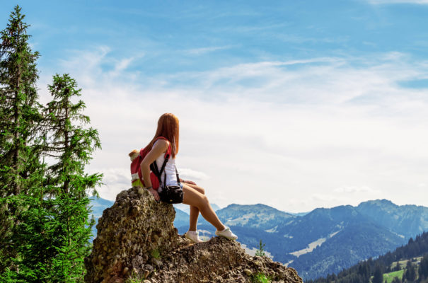 Deutschland Allgäu Berg Wandern