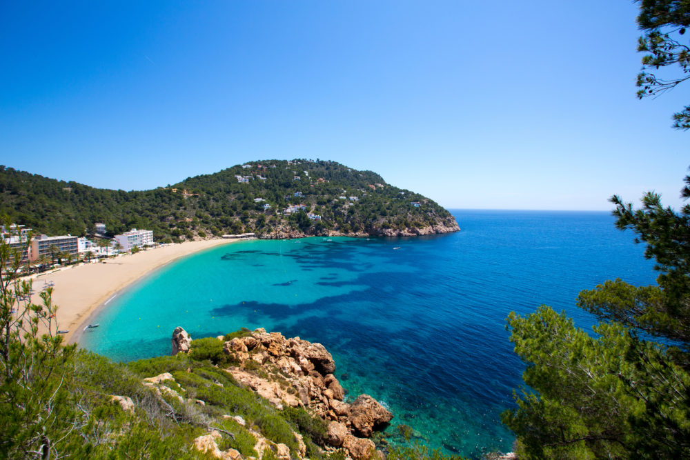 Ibiza caleta de Sant Vicent cala San vicente san Juan