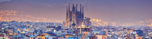 Spanien Barcelona Panorama