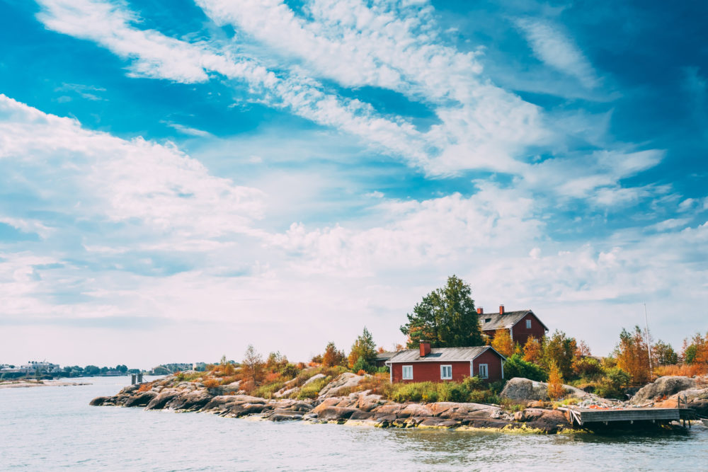 Finnland Helsinki Insel