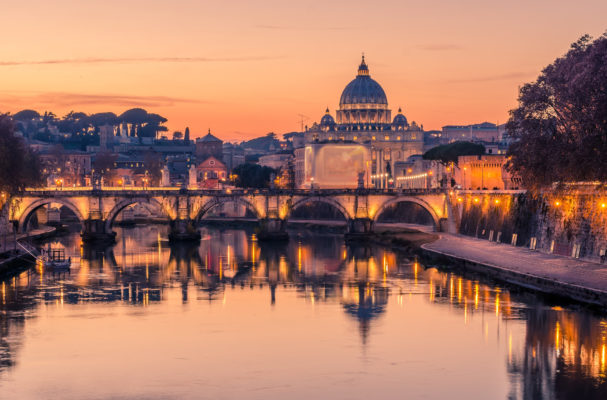 Italien Rom Sonnenuntergang
