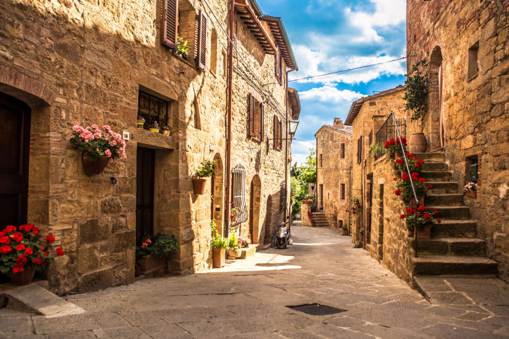 Italien Toskana Gasse