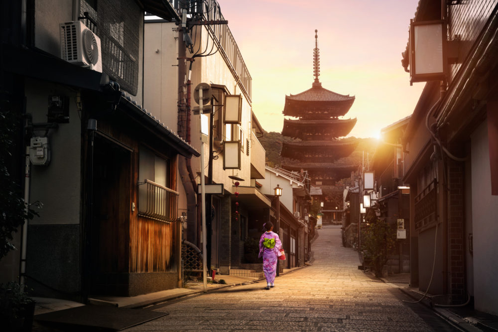 Japan Kyoto Straße