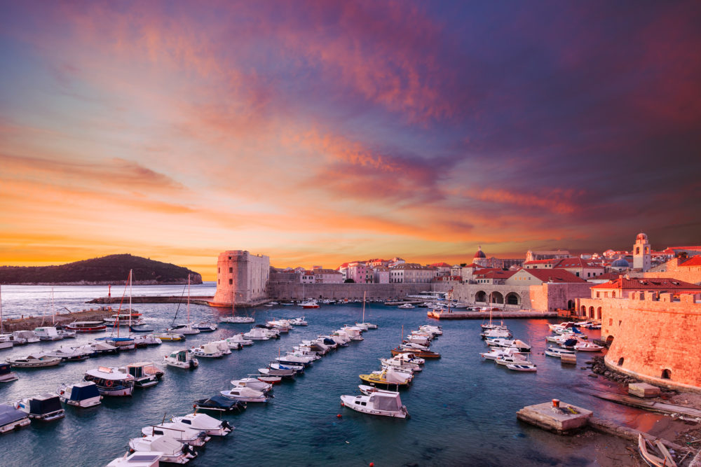 Kroatien Dubrovnik Boote