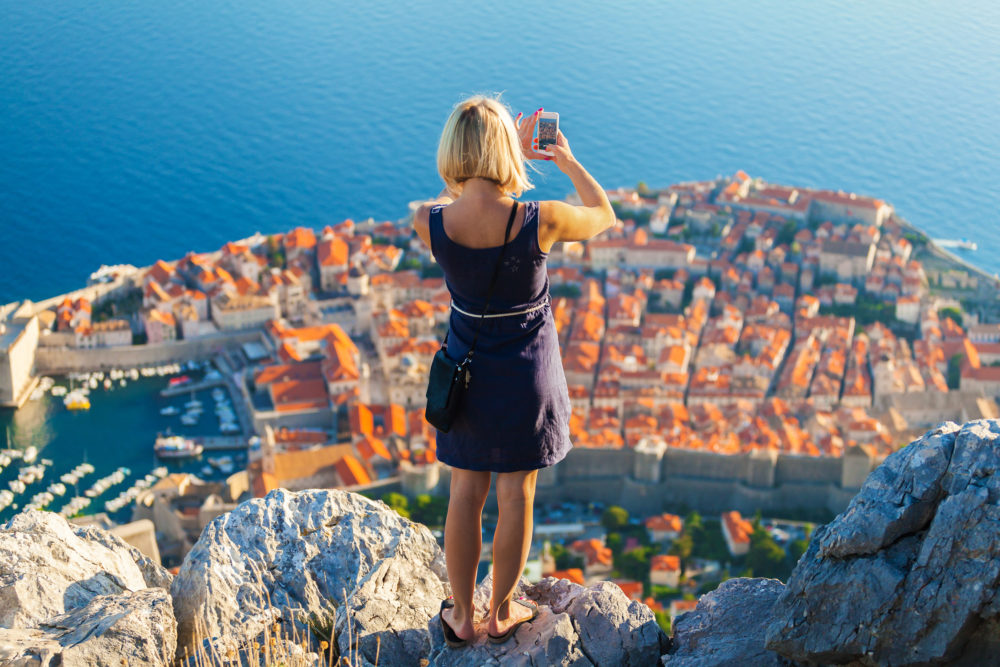Kroatien Dubrovnik Gipfel
