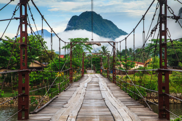 Laos Brücke