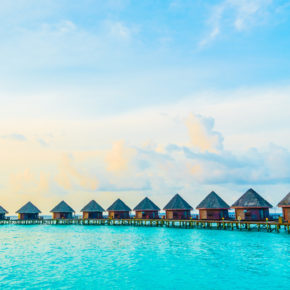 Malediven Hütten