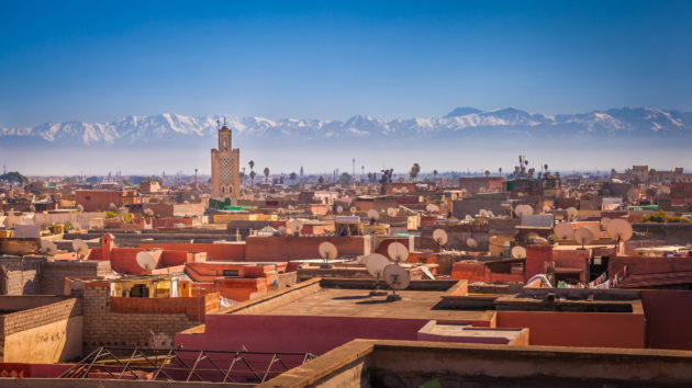 Marokko Marrakesch Stadt