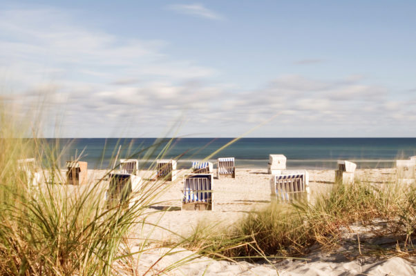 Ostsee Strand Strandkorb