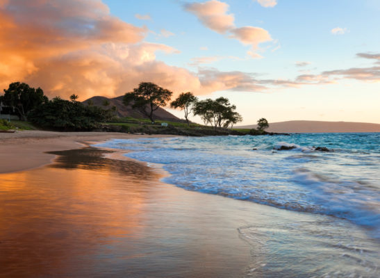 Hawaii Strand Sonnenuntergang