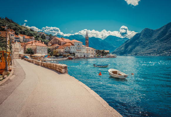 Montenegro Hafen Boka Kotorska
