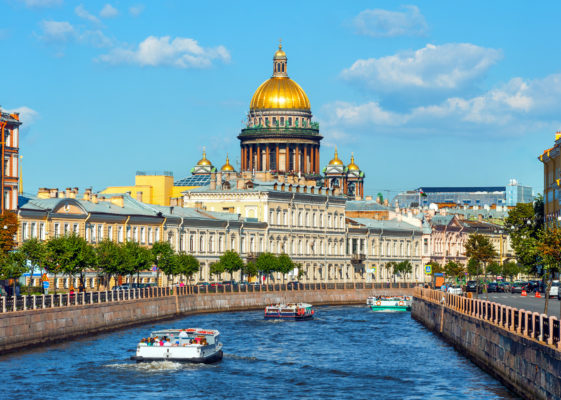 Russland St. Petersburg Fluss