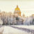 Russland St. Petersburg Winter Schnee