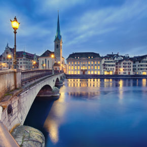 Schweiz Zürich Nacht