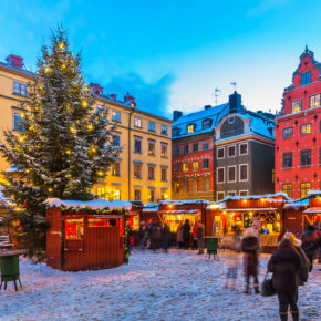 Weihnachtsmarkt-Wochenende in Stockholm: 4 Tage im 3* Yacht Hotel inkl. Frühstück & Flug nur 123€