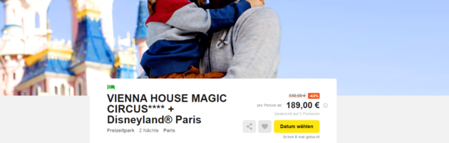 Disneyland Paris Angebot