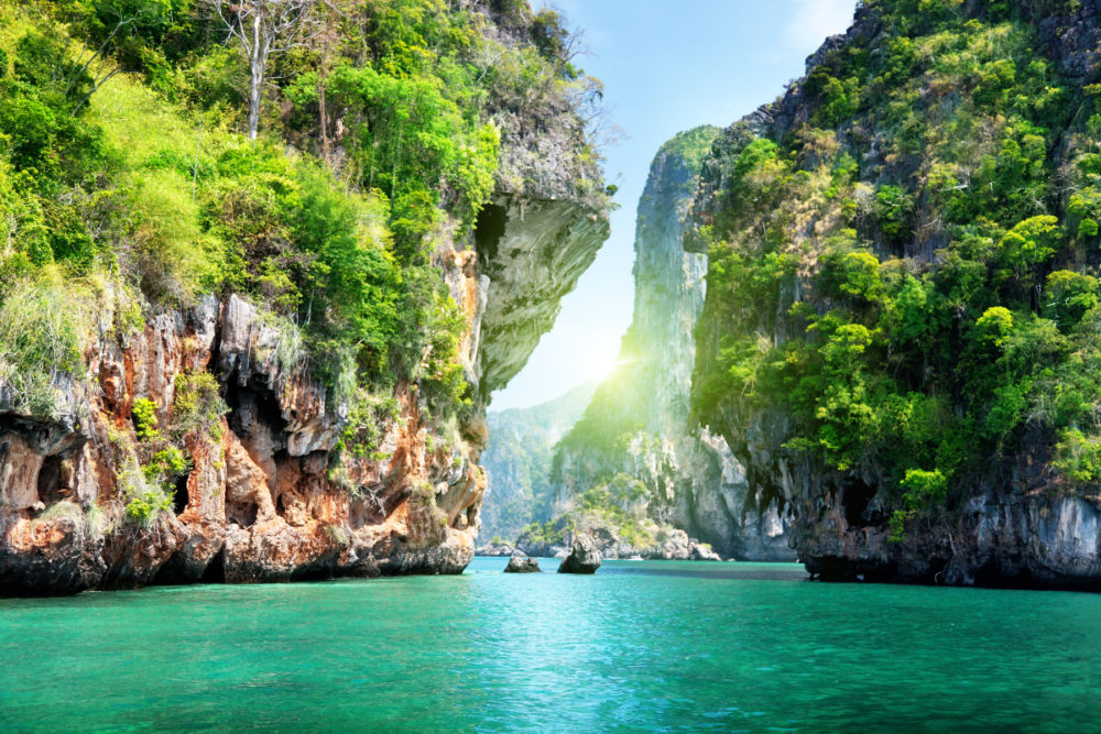 Thailand Krabi Boot Klippe