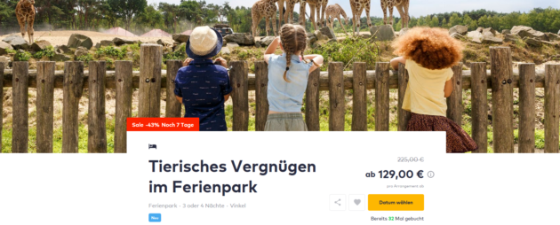 4 Tage Ferienpark Brabant