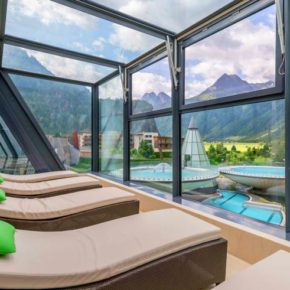 Aqua Dome Therme Ausblick