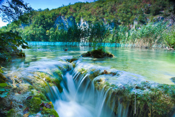 Kroatien Plitvice Wasserfall