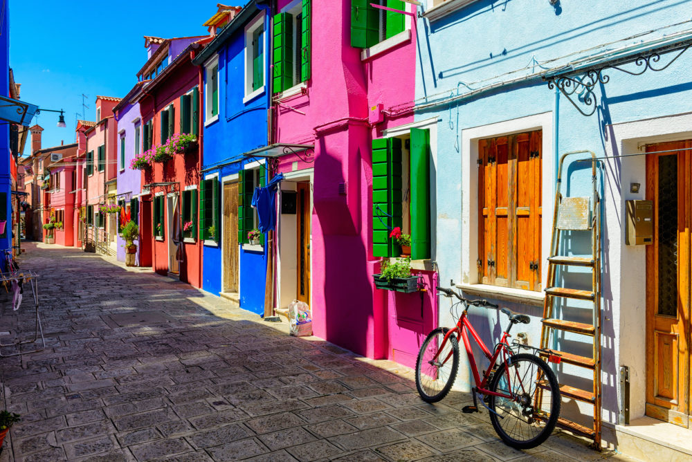 Italien Burano Architektur