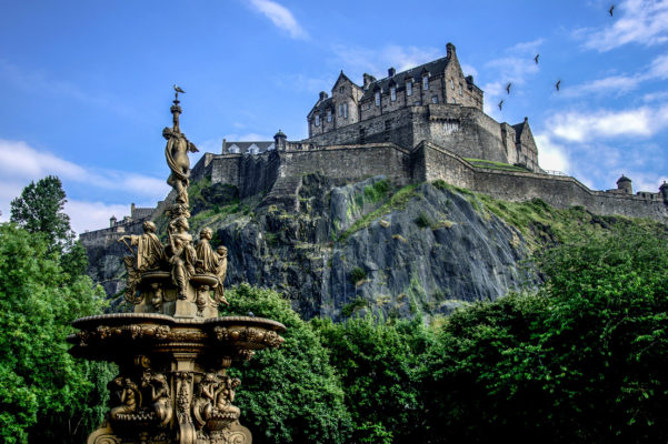 Schottland Edinburgh Schloss Unten
