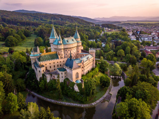 Slowakei Bojice Schloss Luft