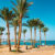Ägypten Strand Palmen