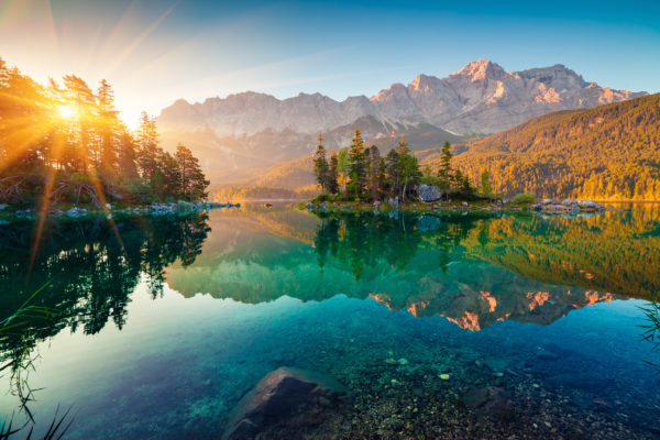 Alpen Zugspitze Eibsee