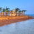 Ägypten Hurghada Haeuser Strand Palmen