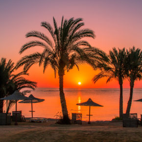 Ägypten Sonnenuntergang