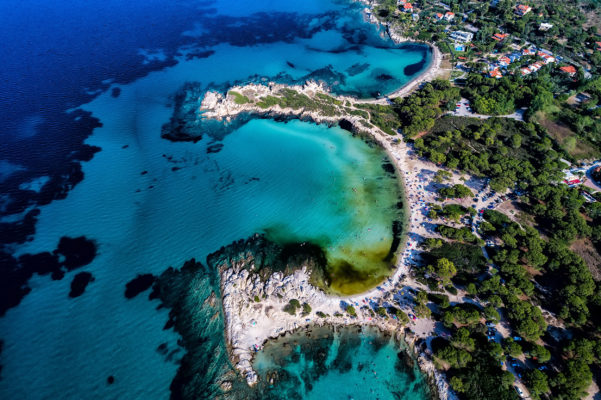 Griechenland Chalkidiki Karidi Beach