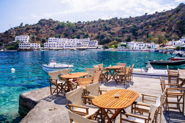 Griechenland Kreta Loutro Ausblick