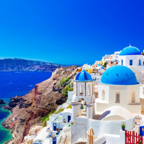 Santorini: 7 Tage im TOP 3* Hotel mit Frühstück, Flug & Transfer nur 284€