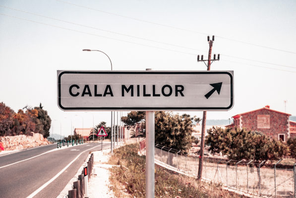 Mallorca Cala Millor Schild