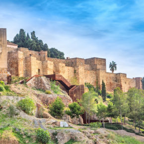 Spanien Malaga Alcazaba Festung